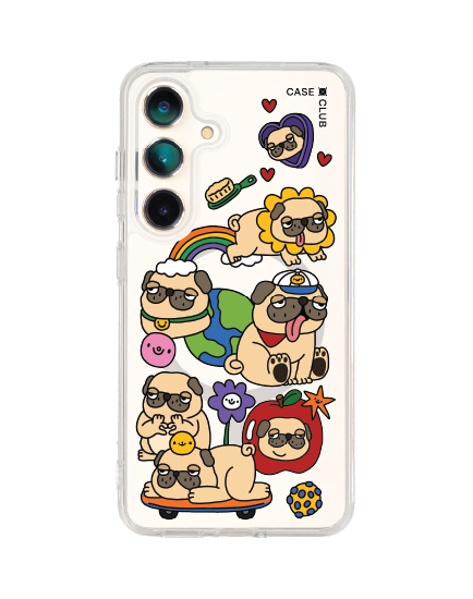 เคสใส samsung galaxy s25 magsafe หมาปั๊กเวิลด์ทัวร์