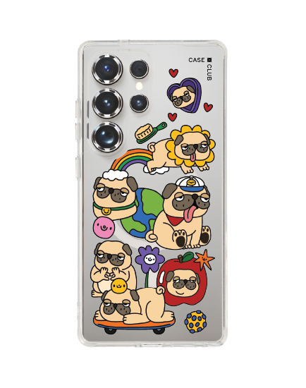 เคสใส Samsung Galaxy S25 Ultra MagSafe Pug เวิลด์ทัวร์