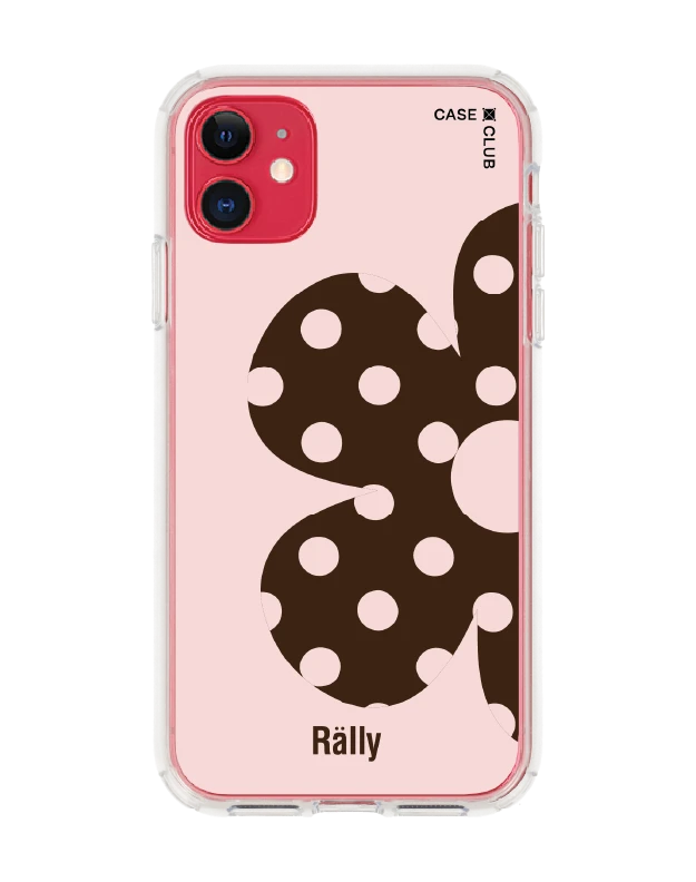 เคสใส iphone 11 rally ดอกไม้ลายจุด