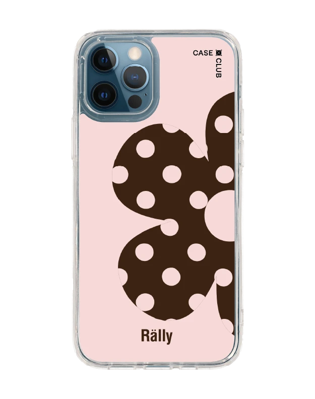 iphone 12/12 pro clear case rally blush bloom