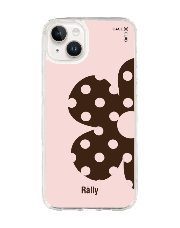 เคสใส iphone 14 plus rally ดอกไม้ลายจุด