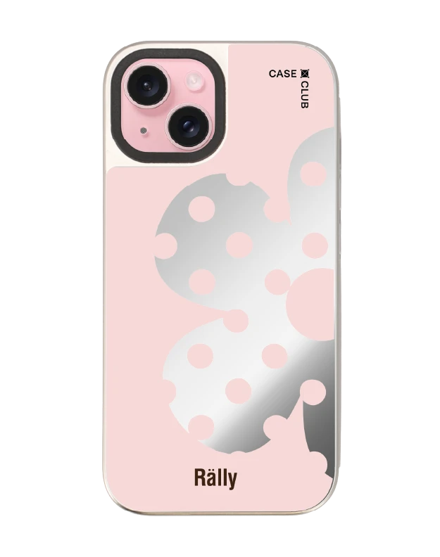 เคสกระจก iphone 15 magsafe rally ดอกไม้ลายจุด