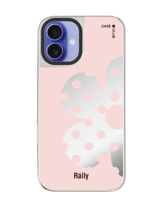 เคสกระจก iphone 16 plus magsafe rally ดอกไม้ลายจุด