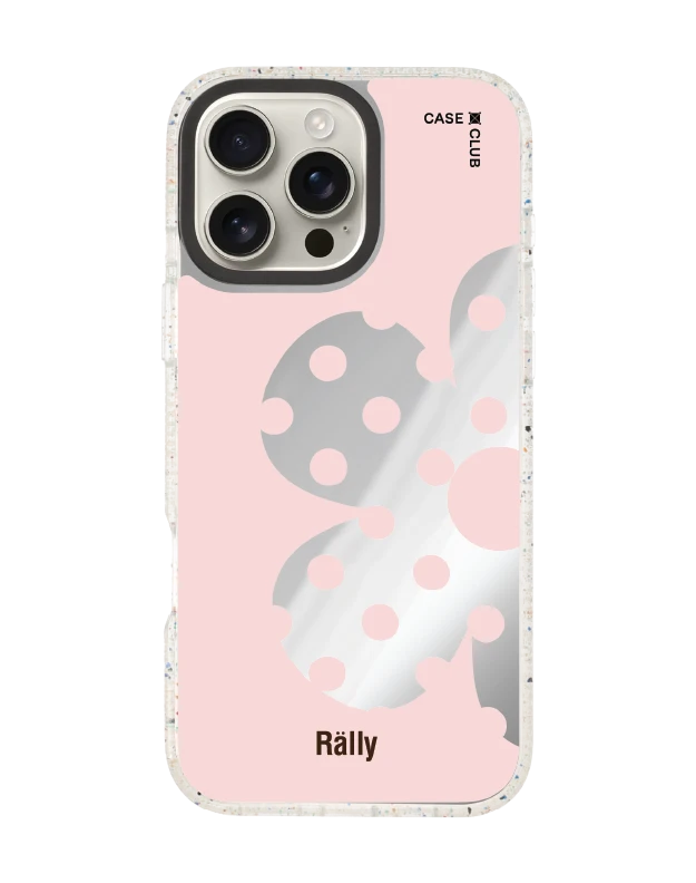 iphone 16 pro max clear mirror magsafe rally ดอกไม้ลายจุด