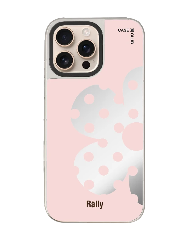iphone 16 pro max mirror case magsafe rally blush bloom