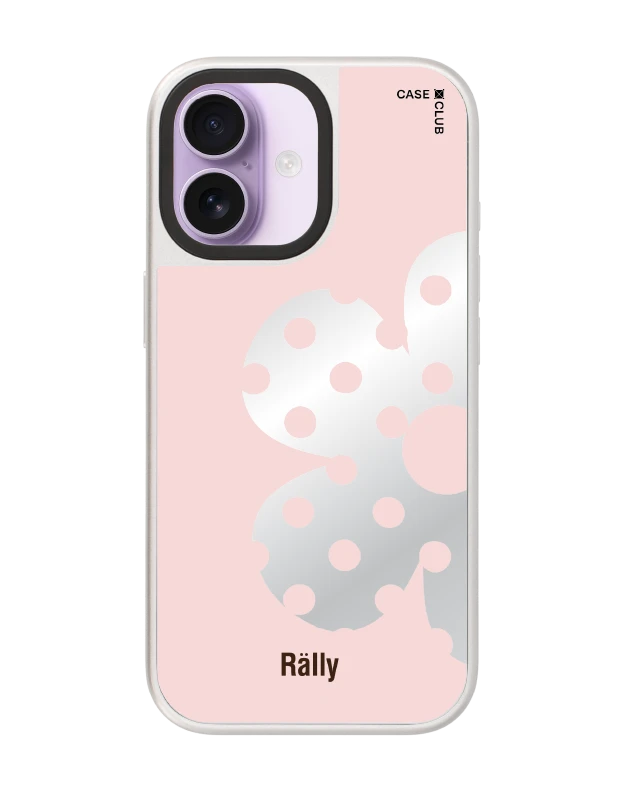 เคสกระจก iphone 17 magsafe rally ดอกไม้ลายจุด