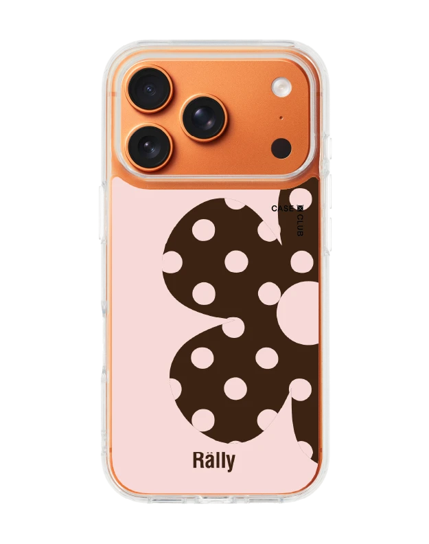 เคสใส iphone 17 pro magsafe rally ดอกไม้ลายจุด