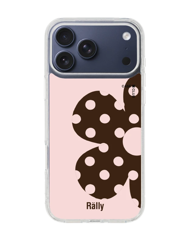 เคสใส iphone 17 pro max rally ดอกไม้ลายจุด