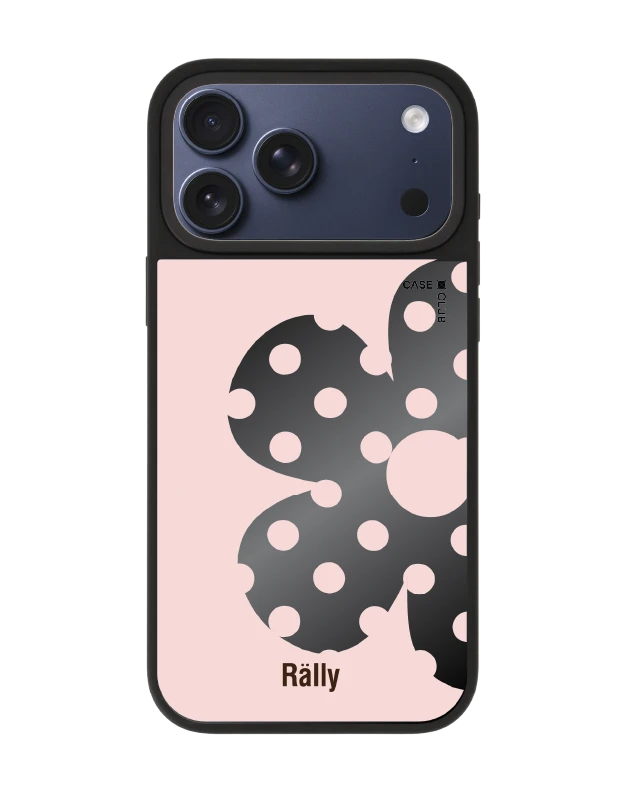 เคสกระจก iphone 17 pro max matte magsafe rally ดอกไม้ลายจุด
