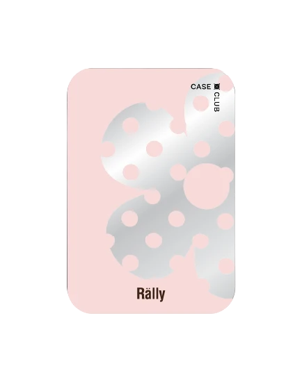 ที่เก็บบัตร magsafe แบบกระจกมีขาตั้งในตัว rally ดอกไม้ลายจุด