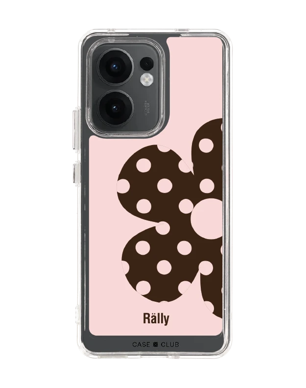 oppo reno 13f clear case rally blush bloom