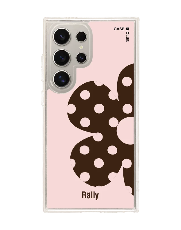 เคสใส samsung s24 ultra magsafe rally ดอกไม้ลายจุด