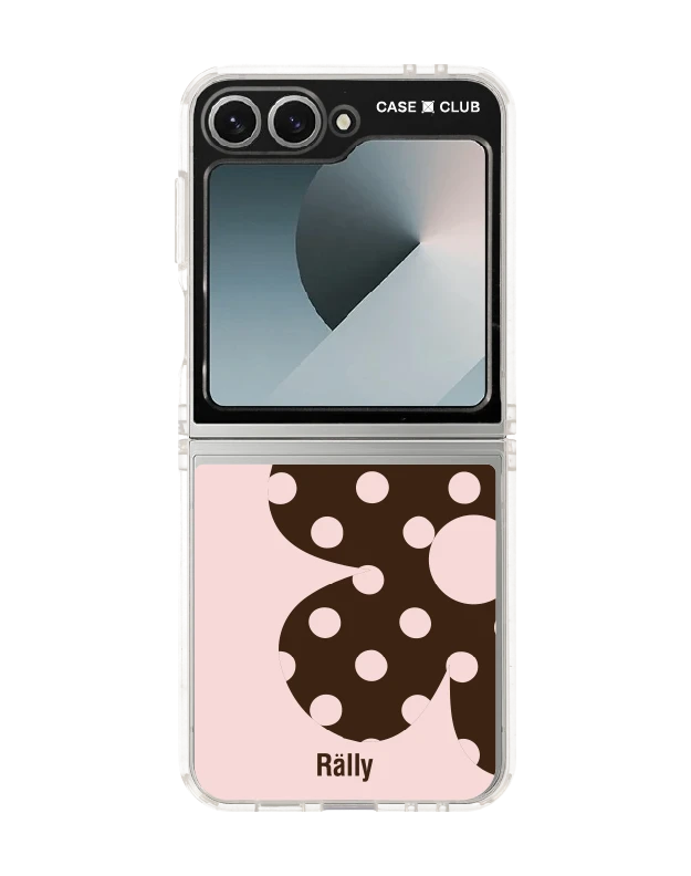 samsung galaxy z flip 6 clear case rally blush bloom