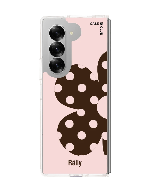 samsung galaxy z fold 6 clear case rally blush bloom