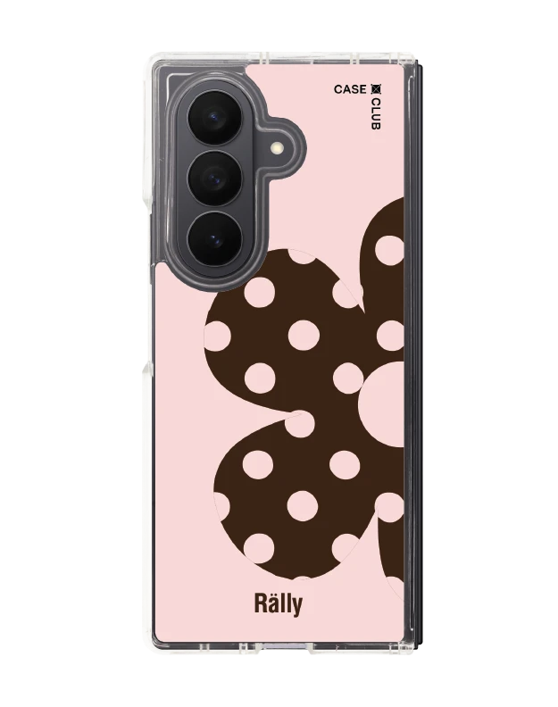 เคสใส samsung galaxy z fold 7 magsafe rally ดอกไม้ลายจุด