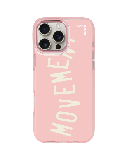 iphone 16 pro max clear pink magsafe rally bubblegum movement
