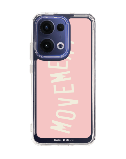 oppo reno 13 clear case rally bubblegum movement