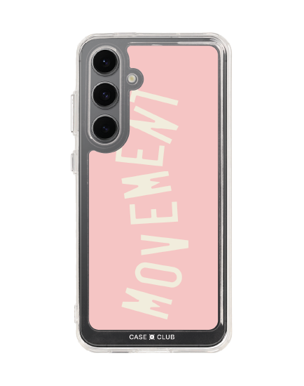 samsung galaxy s24 fe clear case rally bubblegum movement