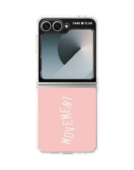 เคสใส samsung galaxy z flip 6 rally bubblegum movement