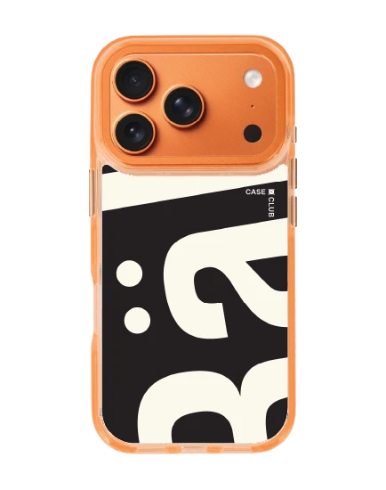 เคสใสสีส้ม iphone 17 pro magsafe rally ลาย movement