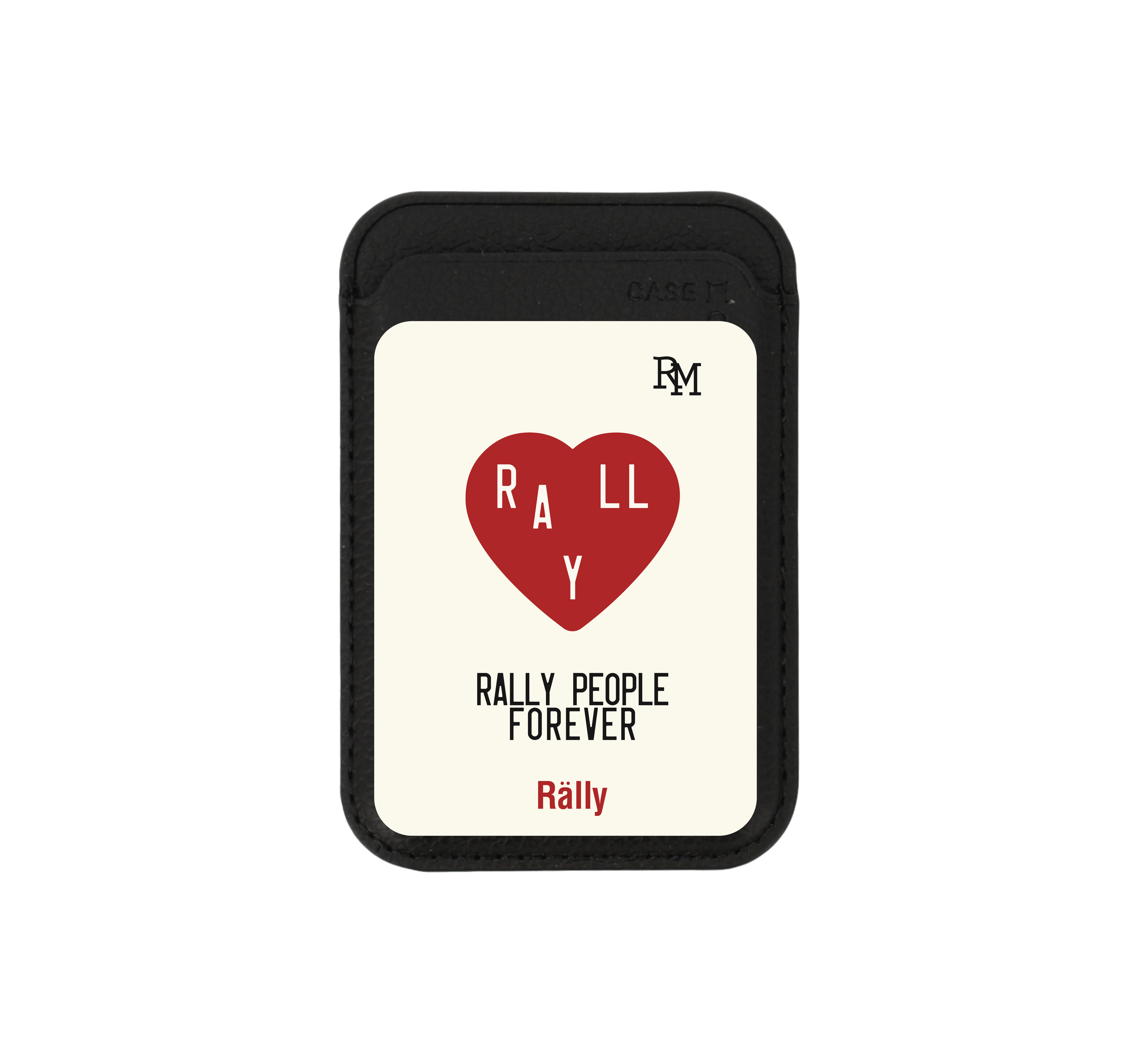 กระเป๋าใส่บัตร magsafe ดำ rally people club