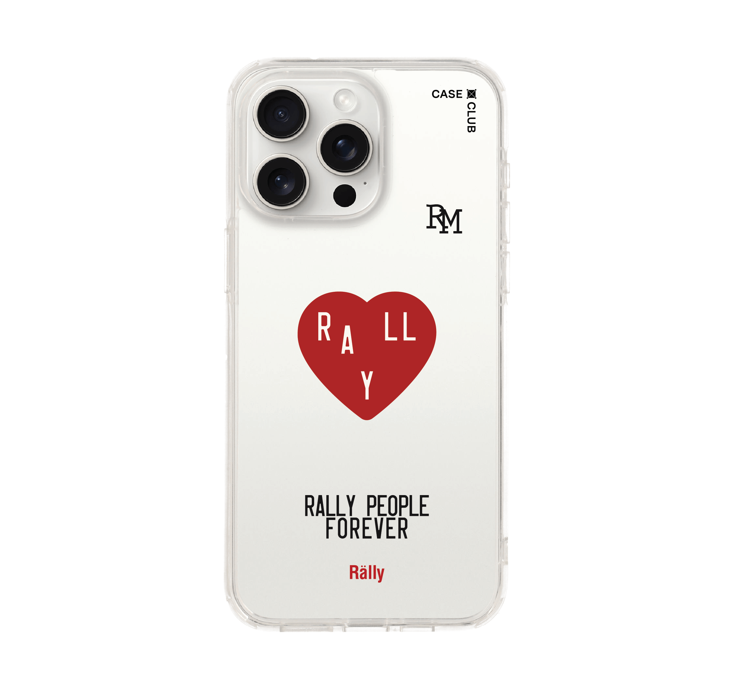 iPhone 15 Pro Max Clear Case Rally People Club