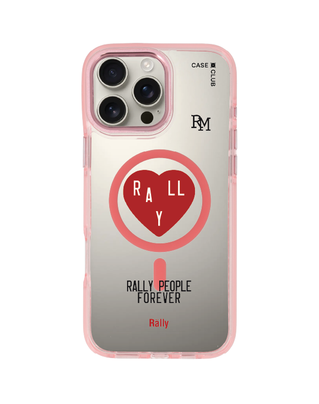 iPhone 16 Pro Max Clear Pink MagSafe Rally People Club