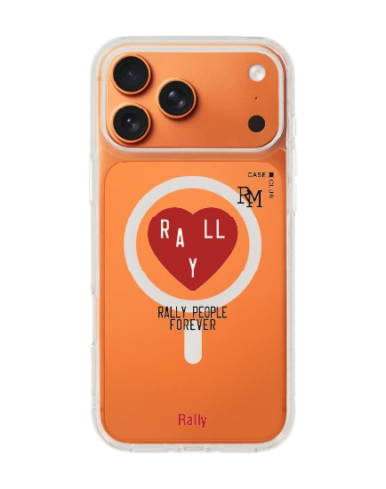 เคสใส iphone 17 pro max magsafe rally people club ลายหัวใจ