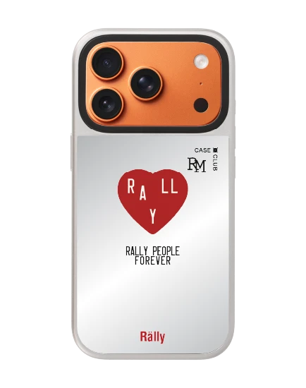 เคสกระจก iphone 17 pro magsafe rally people club ลายหัวใจ
