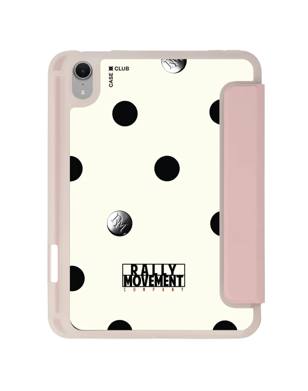 เคสใส ipad mini 7 สีชมพู rally ลายจุด rm