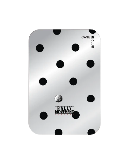 ที่เก็บบัตร magsafe แบบกระจกมีขาตั้งในตัว rally ลายจุด rm