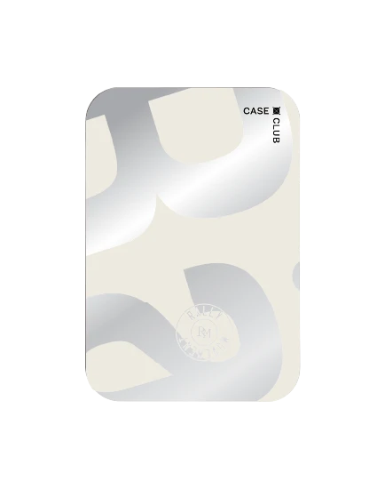 ที่เก็บบัตร magsafe แบบกระจกมีขาตั้งในตัว rally silver lining ประกายแสงสีเงิน