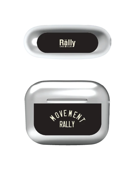airpods pro 3 mirror silver case rally varsity