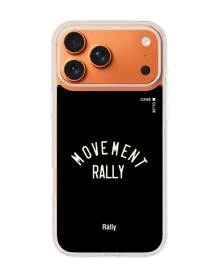 เคสใส iphone 17 pro max magsafe rally varsity movement สีดำ