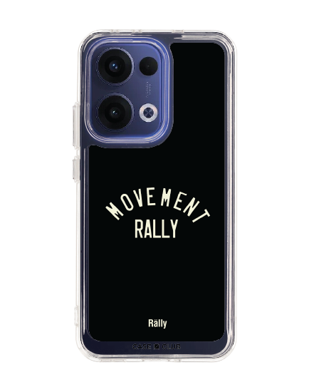 oppo reno 13 clear case rally varsity