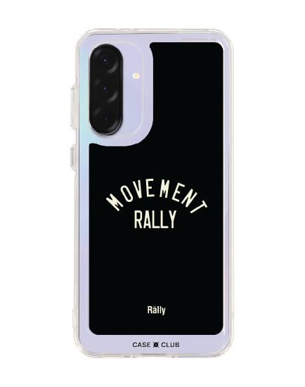 samsung galaxy a36 clear case rally varsity