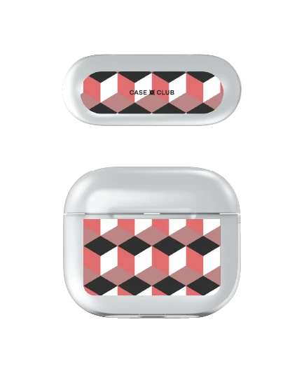 กล่องเรขาคณิตสีทับทิม