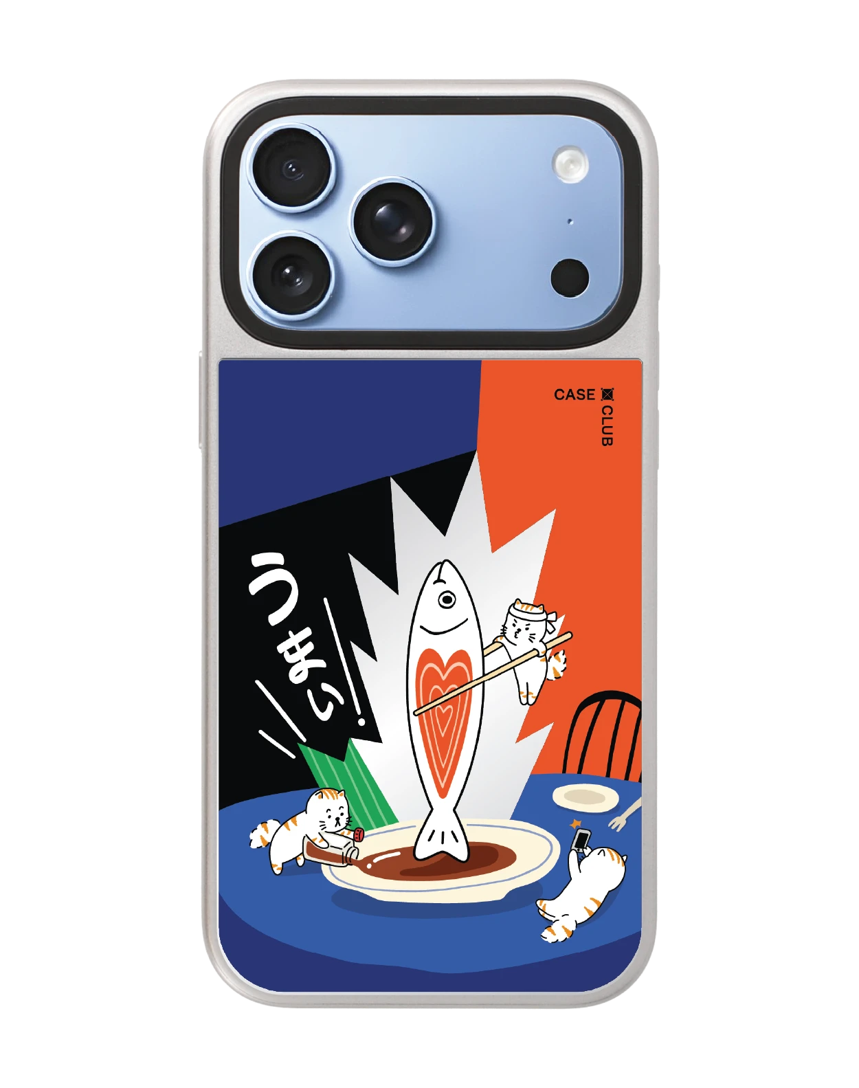 iphone 18 pro max mirror silver magsafe salmon cat dinner