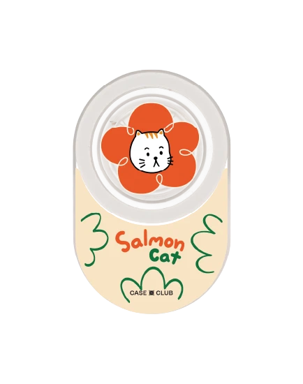 salmon cat flower