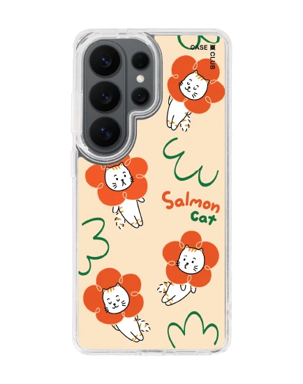 samsung galaxy s26 ultra clear magsafe salmon cat flower
