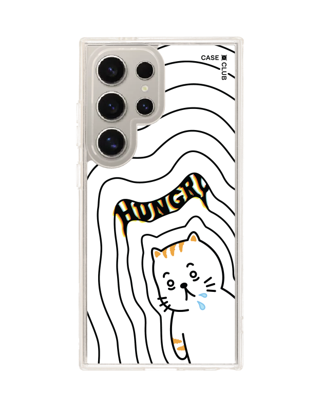 เคสใส samsung s24 ultra magsafe salmon cat หิว