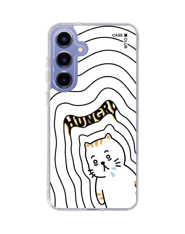 เคสใส samsung galaxy s25 plus magsafe salmon cat แมวหิวโหย