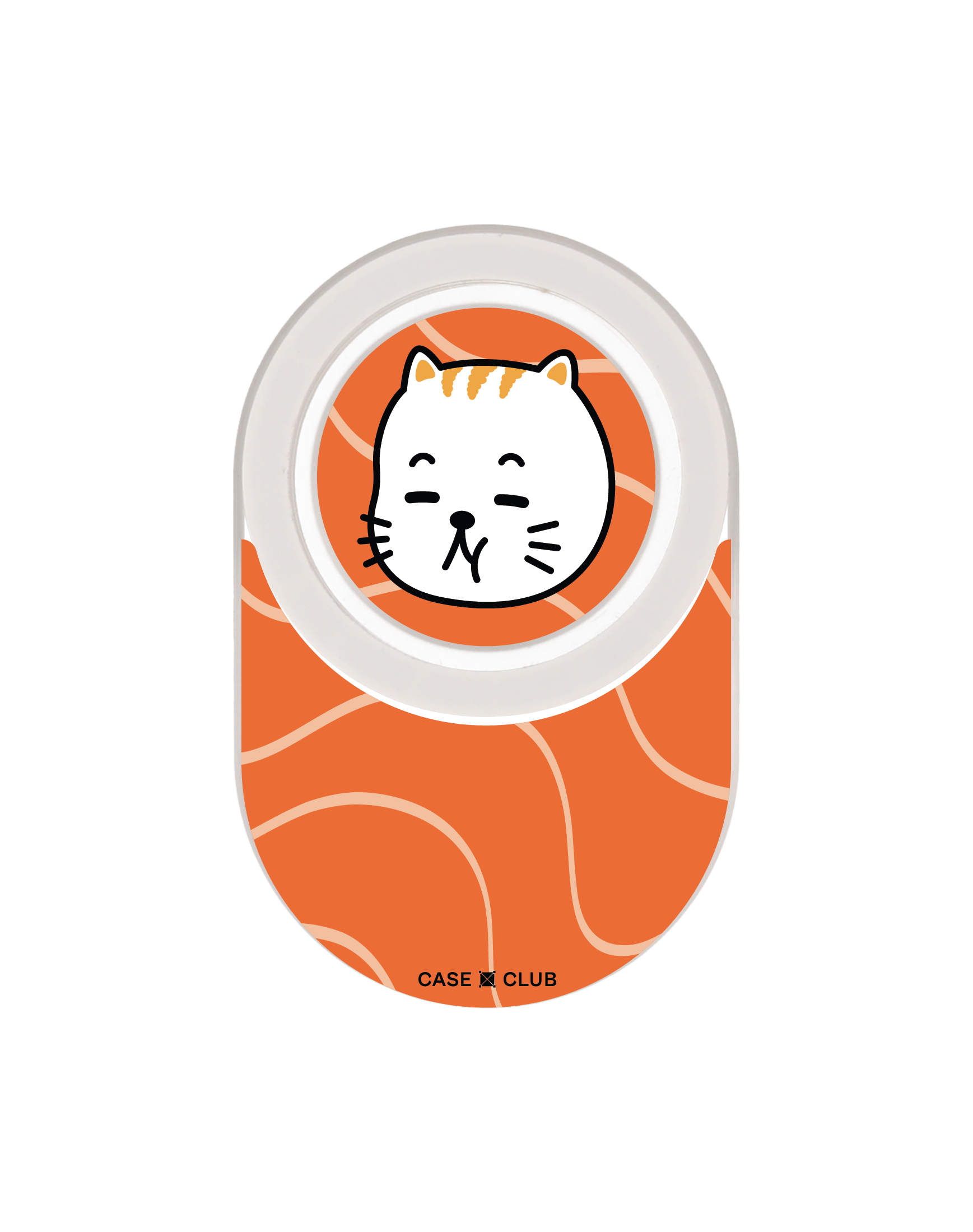 clear popgrip salmon cat loves salmon