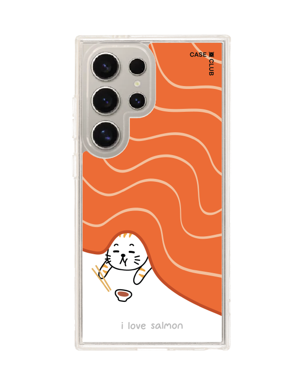 เคสใส samsung s24 ultra magsafe salmon cat ชอบแซลมอน
