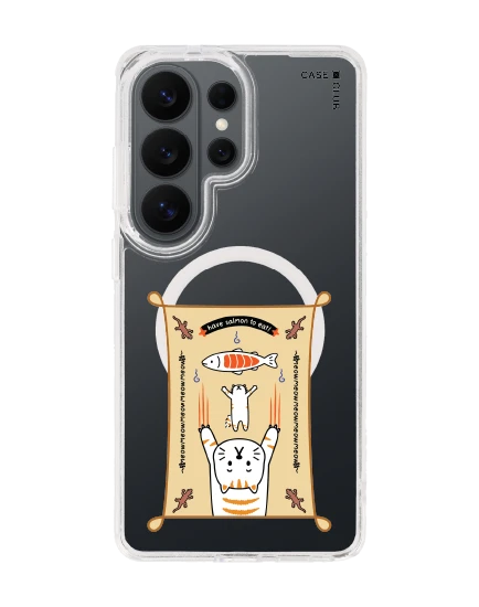 samsung galaxy s26 ultra clear magsafe salmon cat mantra