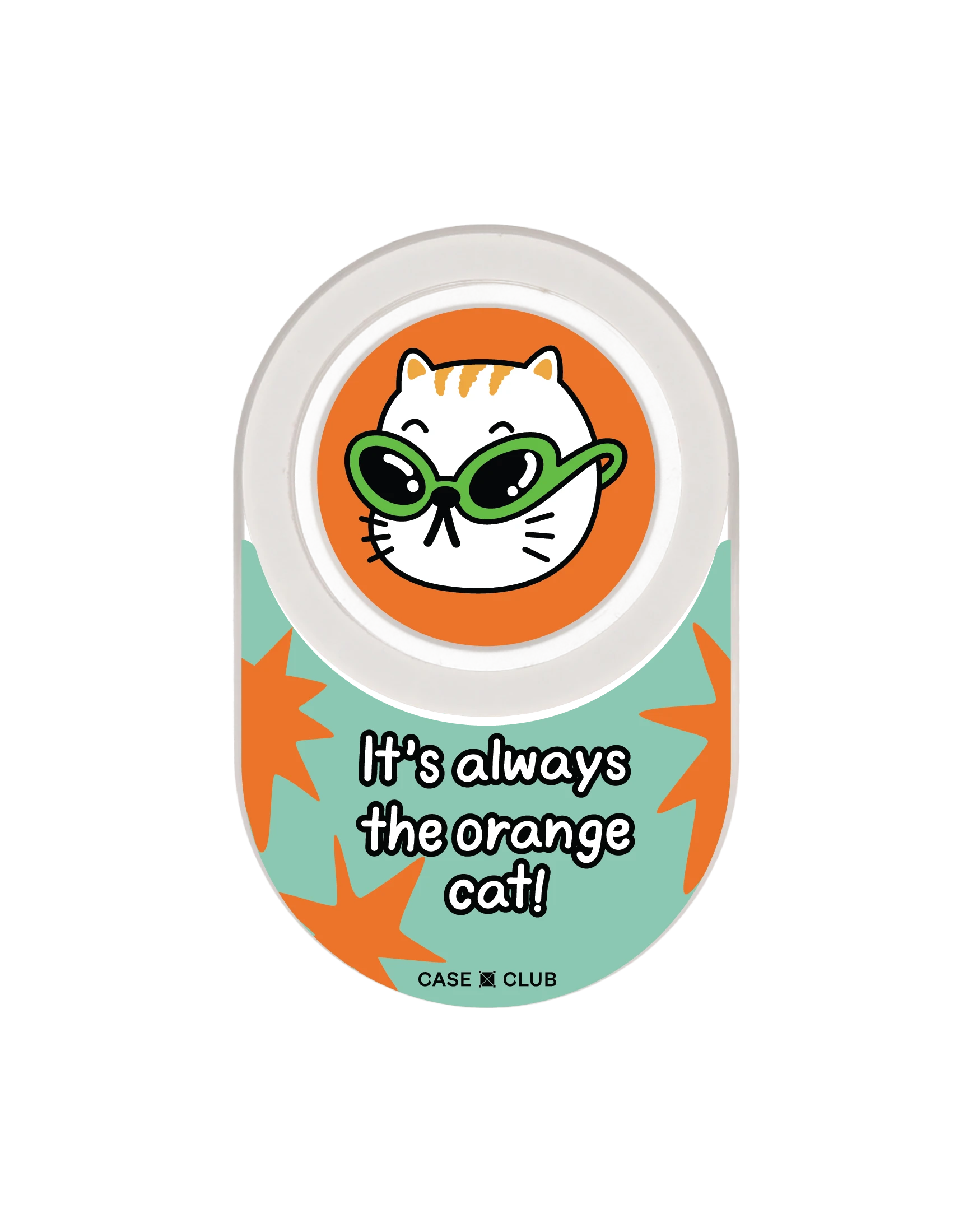 clear popgrip salmon cat quote