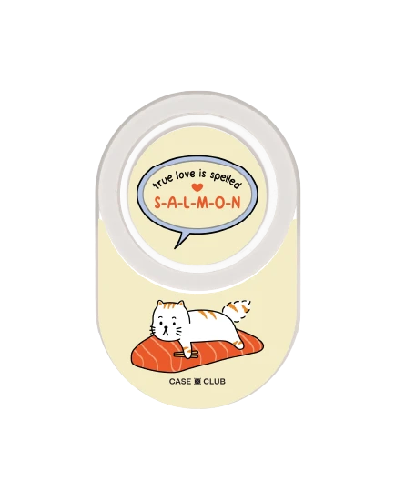 clear popgrip salmon cat true love