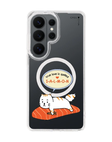 samsung galaxy s26 ultra clear magsafe salmon cat true love