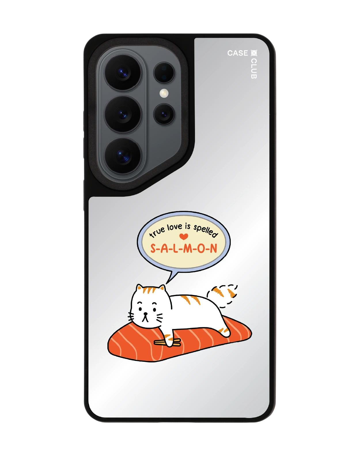 samsung s26 ultra matte mirror magsafe salmon cat true love