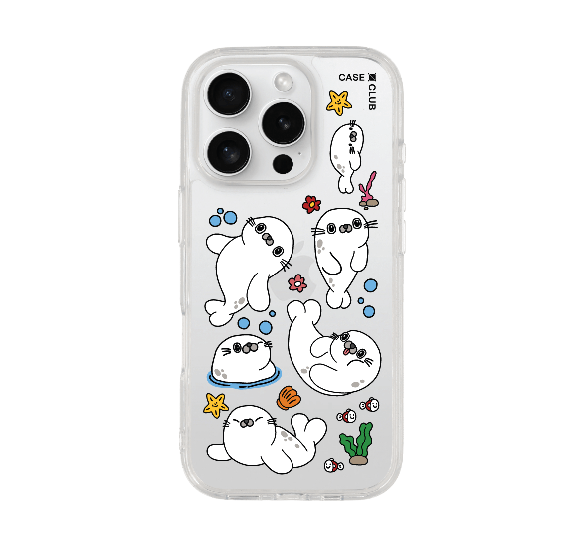เคสใส iphone 16 pro ซีลสติ๊กเกอร์